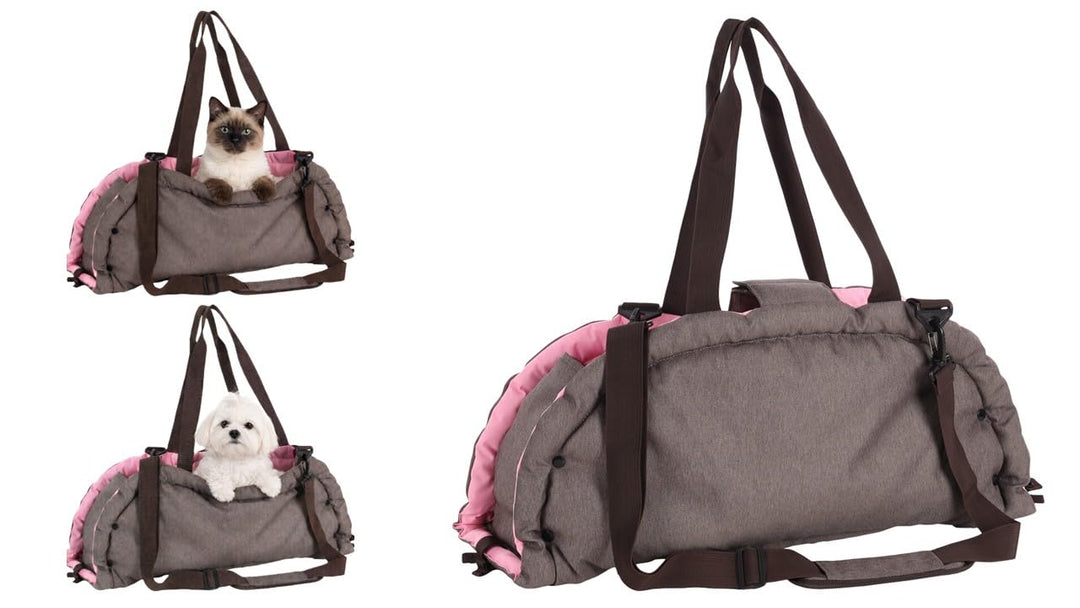Tragetasche WELPE Xenos 2 IN 1 Taupe 62x26x28CM