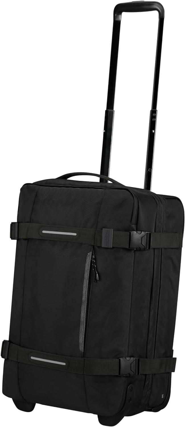 American Tourister Urban Track, Reisetasche mit 2 Rollen, 55 cm, 55 L, Schwarz (Asphalt Black) Schwa