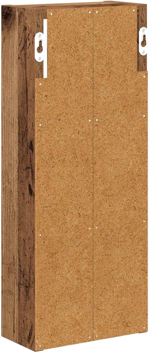 vidaXL Badezimmer-Wandschrank Altholz 20 x 10 x 50 cm Holzwerkstoff, Altholz 20 x 10 x 50 cm