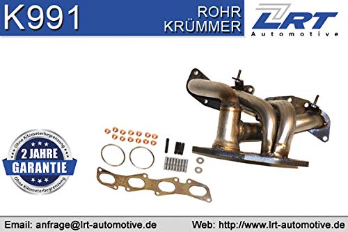 LRT K991 Krümmer, Abgasanlage