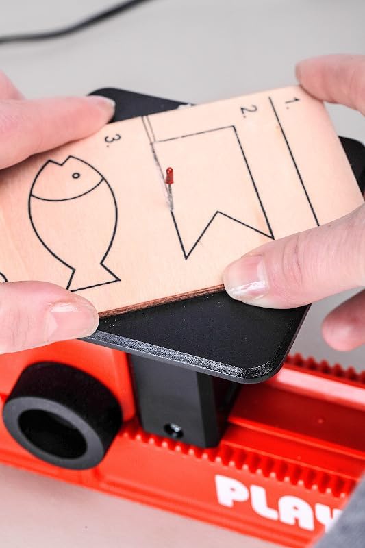 PLAYMAKE - 4in1 Workshop - Werkzeug Kinder - Holz-Bearbeitung Werken Basteln