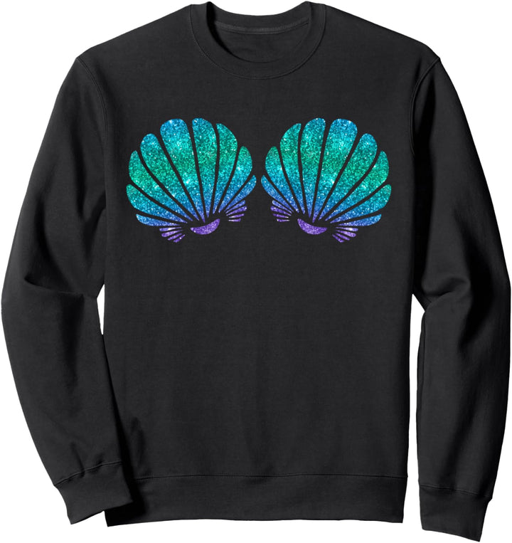 Mermaid Sea Shell Bra Costume Sweatshirt