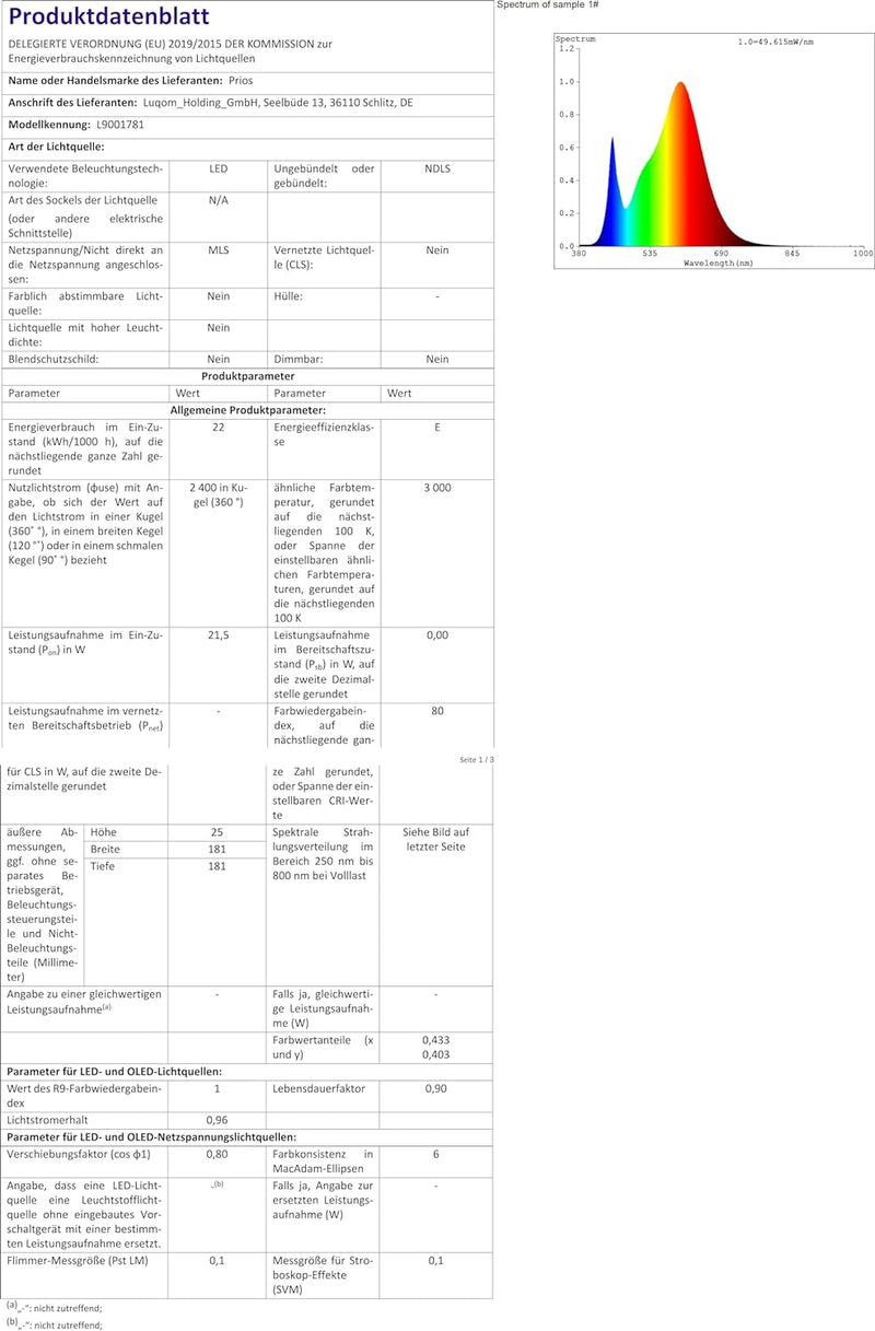 Lindby LED Deckenleuchte &