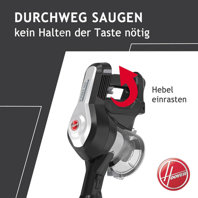 Hoover H-FREE 100 PETS Akku-Staubsauger, 2-in-1, Mini-Turbodüse für Tierhaare, bis zu 40 Min. Laufze