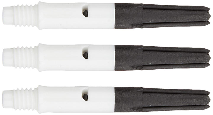LSTYLE Dart Shafts: L-Shaft Carbon Silent - Spinning Dart Stems - Champagne Rings Included 190 Weiss