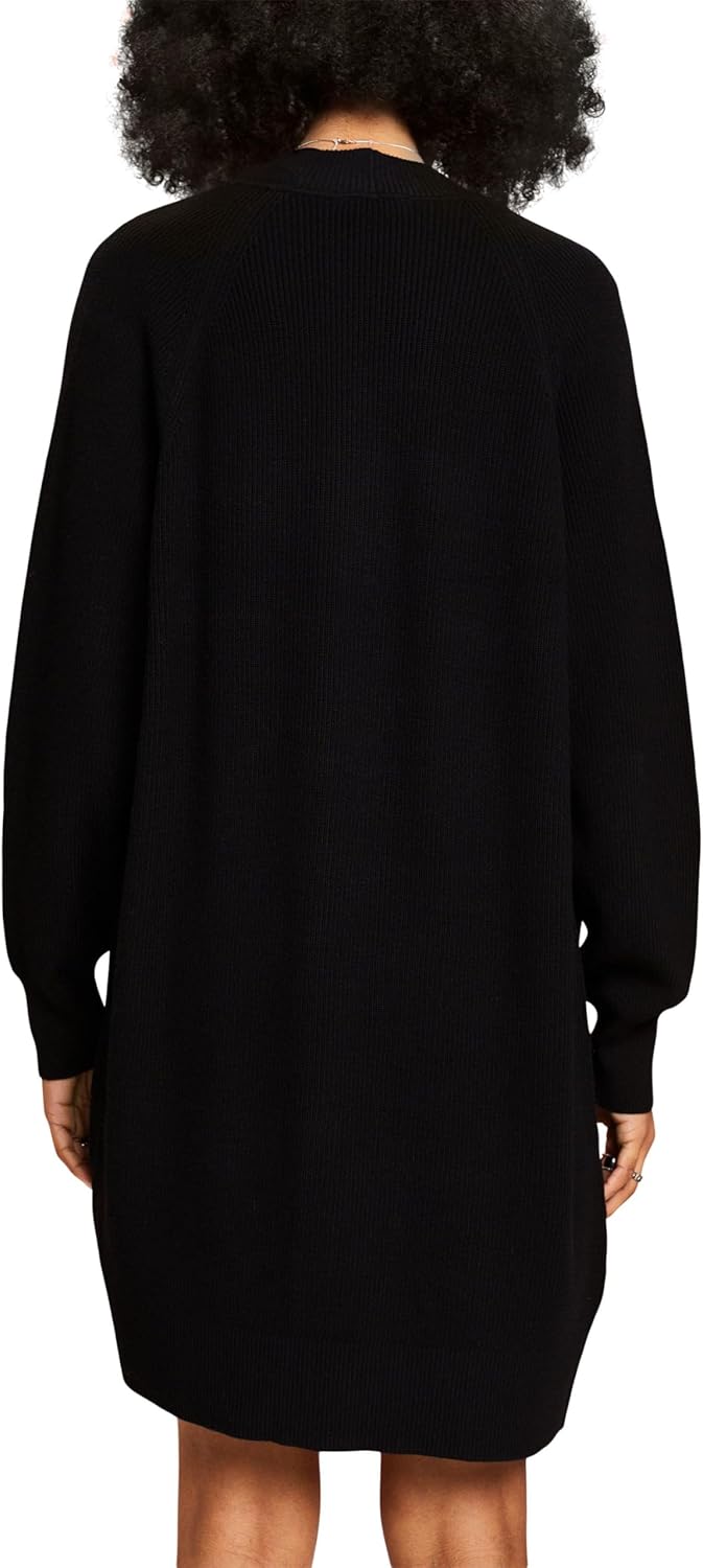 Esprit Damen 103ee1i344 Strickjacke XS 001/Black, XS 001/Black