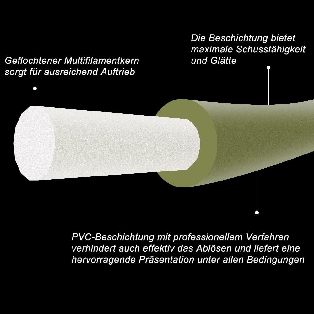 Goture Fliegenschnüre-Fliegenschnur - Schwimmende Fliegenschnur-Fliegenfischen Schnurgewicht nach vo