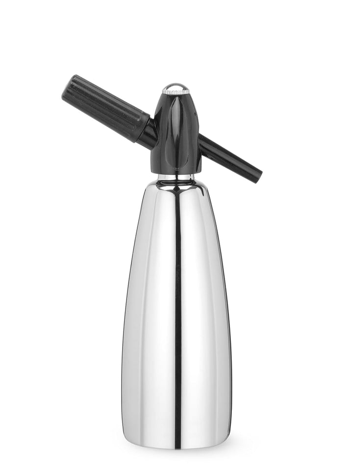 HENDI Soda Siphon, Soda Splash, Soda Wasser, 1L, ø100x(H)320mm, Edelstahl