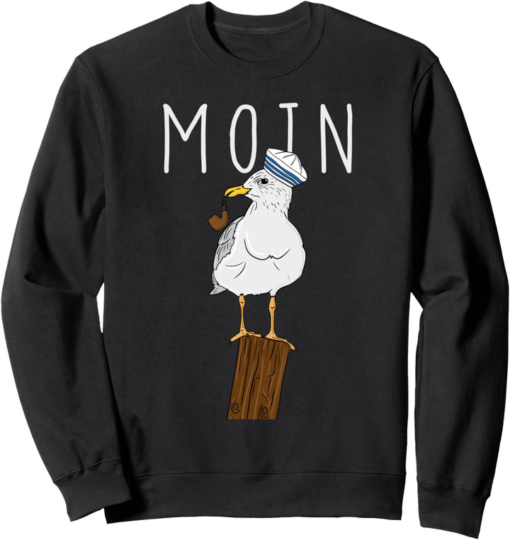 Moin Hamburg Spruch Möwe Digga See Hamburg Love Sweatshirt