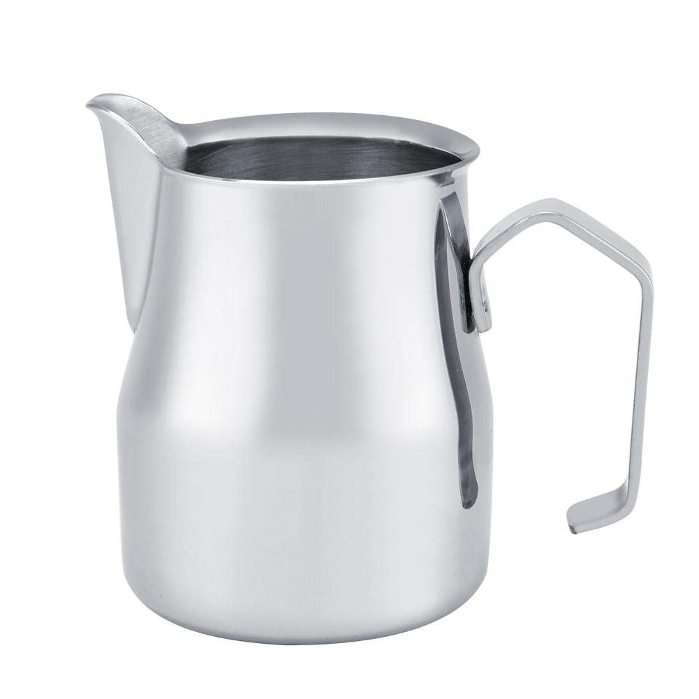 Edelstahl-Kaffeekanne Milchaufschäumungstopf Espresso Latte Art Style Pitcher für den Kaffeezubehör