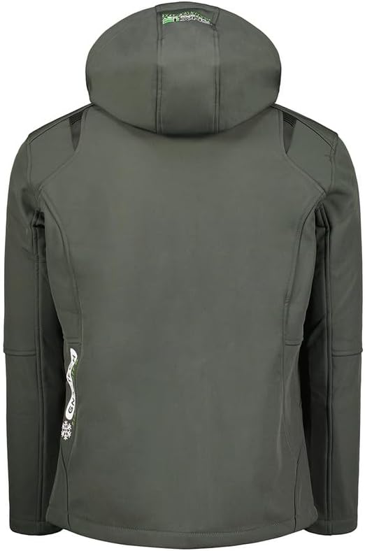 Geographical Norway Tanada Men - Softshelljacke Herren Wasserdicht atmungsaktiv Kapuze - Outdoor Man