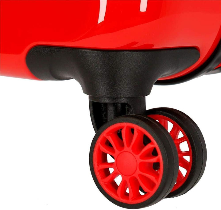 Disney Mickey On The Moon Koffer, 38x55x20 cms Tasche Rot, Tasche Rot