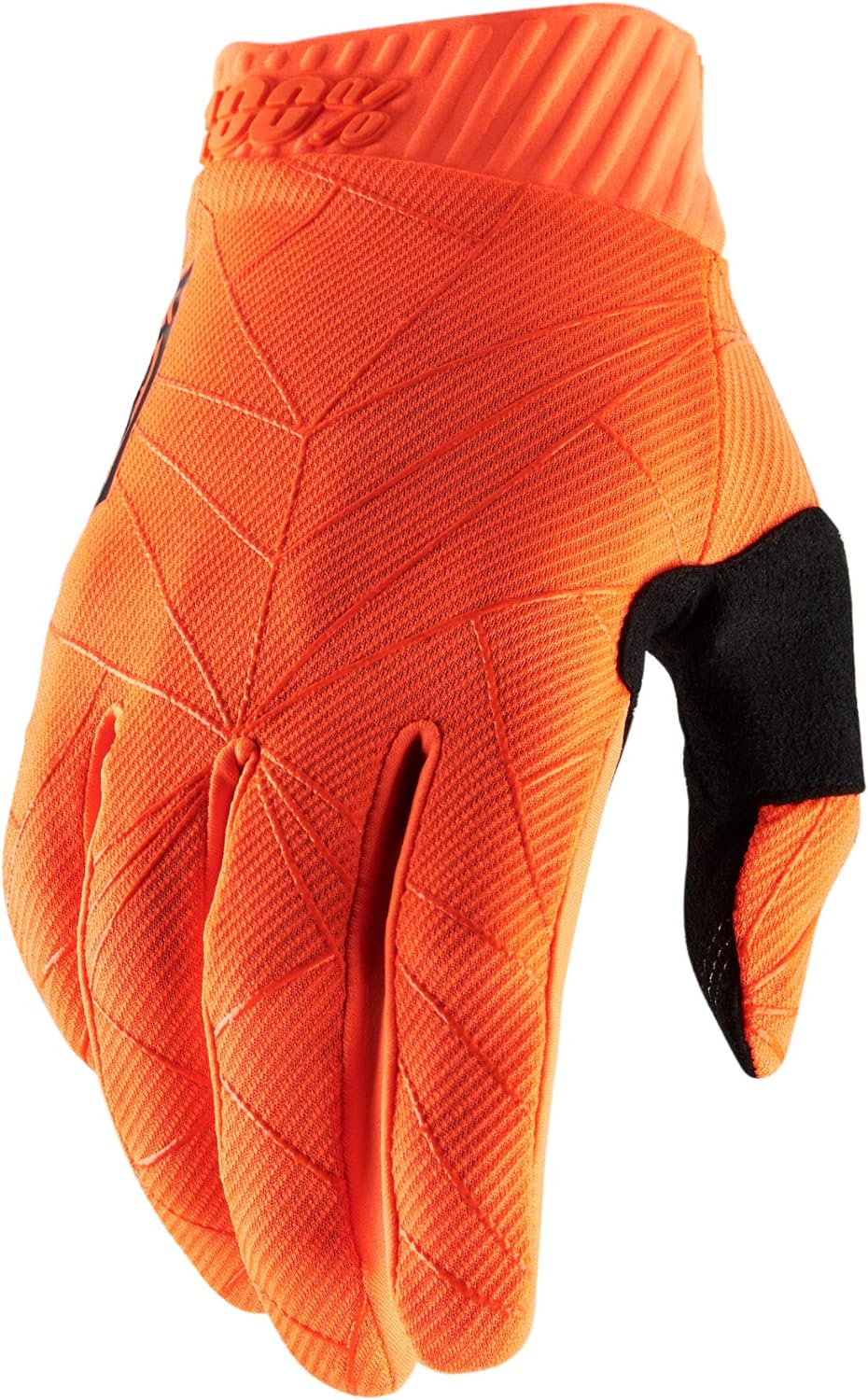 Unbekannt Herren Ridefit 100% Glove Handschuh XXL Fluo Orange/Schwarz, XXL Fluo Orange/Schwarz