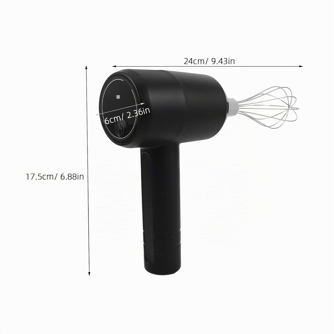 Happyyami Elektrischer Haarfärbemixer für den Salon: 20-W-Akku-Handmixer zum Haarefärben – Automatis