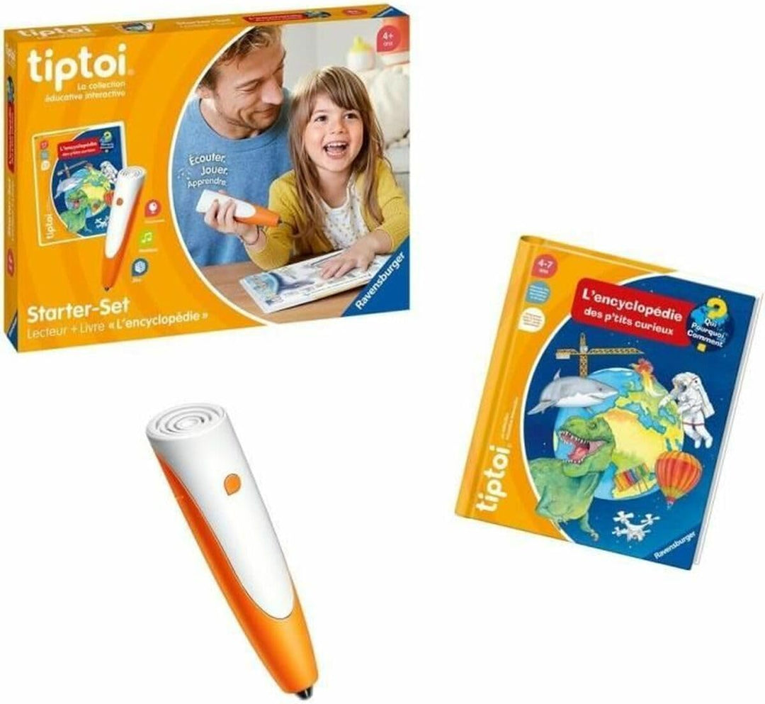 Ravensburger - tiptoi® – Starter Set – Leser + Buch Die Enzyklopädie der neugierigen P'tits curieux