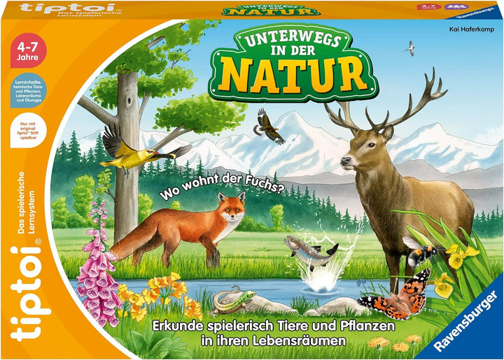 Ravensburger 00121 tiptoi® Unterwegs in der Natur, Yellow