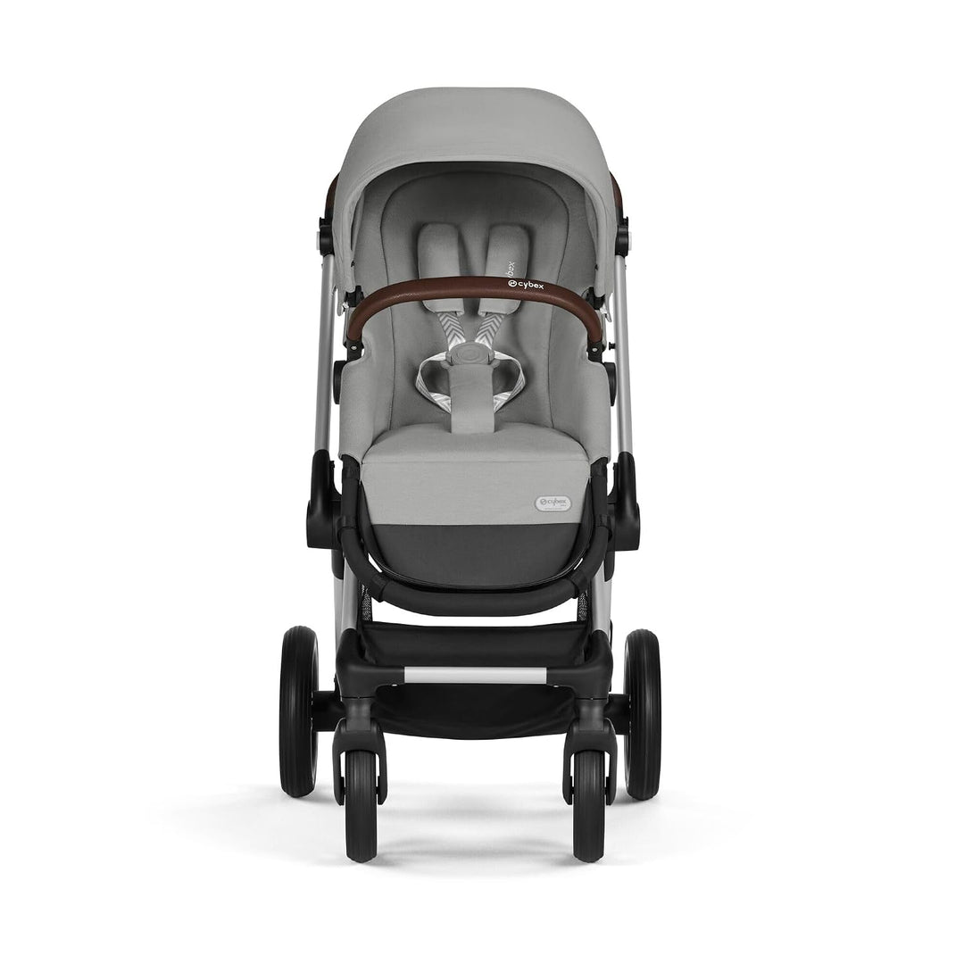 CYBEX Gold Kinderwagen EOS Lux 2-in-1, ab 0-4 Jahre, Stone Grey | Ab Geburt bis 22 kg (ca. 4 Jahre),