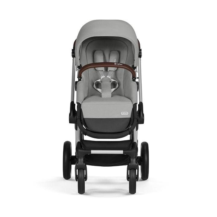 CYBEX Gold Kinderwagen EOS Lux 2-in-1, ab 0-4 Jahre, Stone Grey | Ab Geburt bis 22 kg (ca. 4 Jahre),