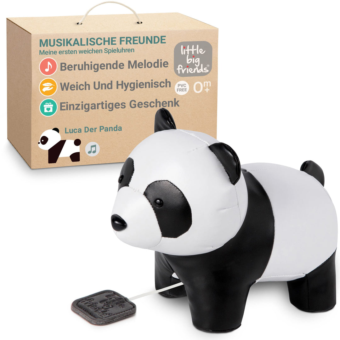 Little Big Friends Musical Animals Baby Music Box | Musical Animal Plush | Easy to Clean | Soft Fabr