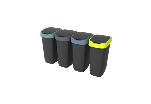Rotho Twist (50l, Schwarz/Dunkelblau), Schwarz/Dunkelblau
