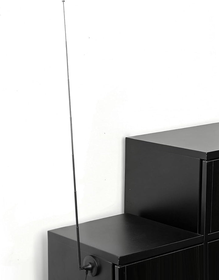 Bingfu DAB+ FM UKW Radio Antenne, Digitale Teleskopantenne mit Magnetfuss, 3m Koaxialkabel, Adapters