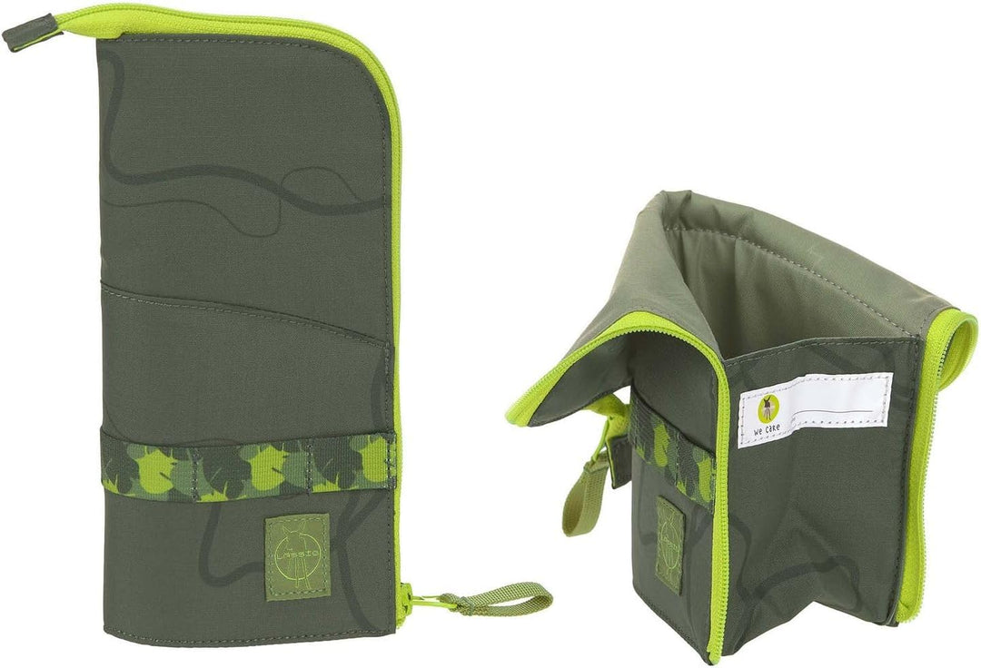 LÄSSIG Schulranzen Regenhülle Light Unique School Set 7-teilig Jungle Green dunkelgrün