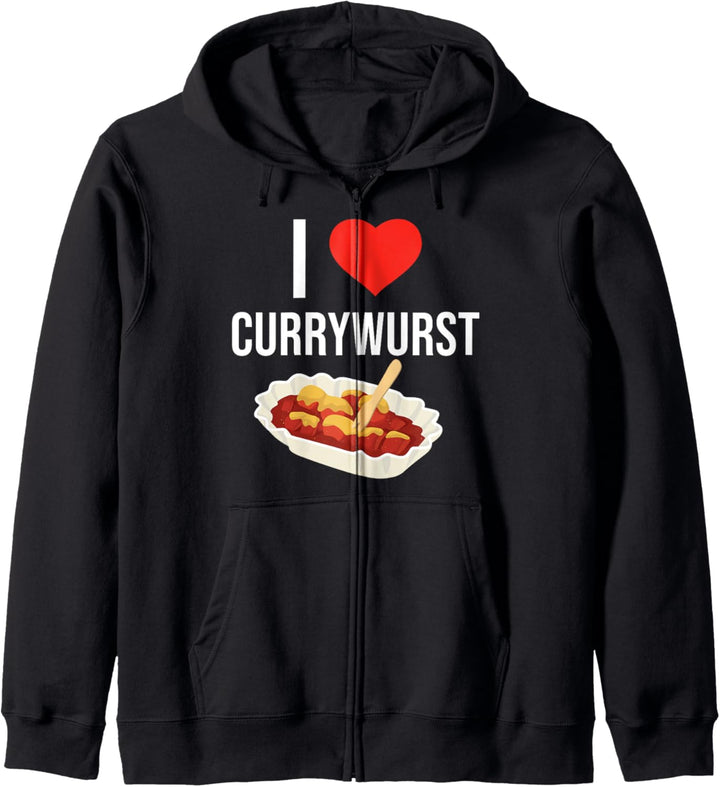 I love Currywurst - Lustiges Currywurst & Ruhrpott Kapuzenjacke