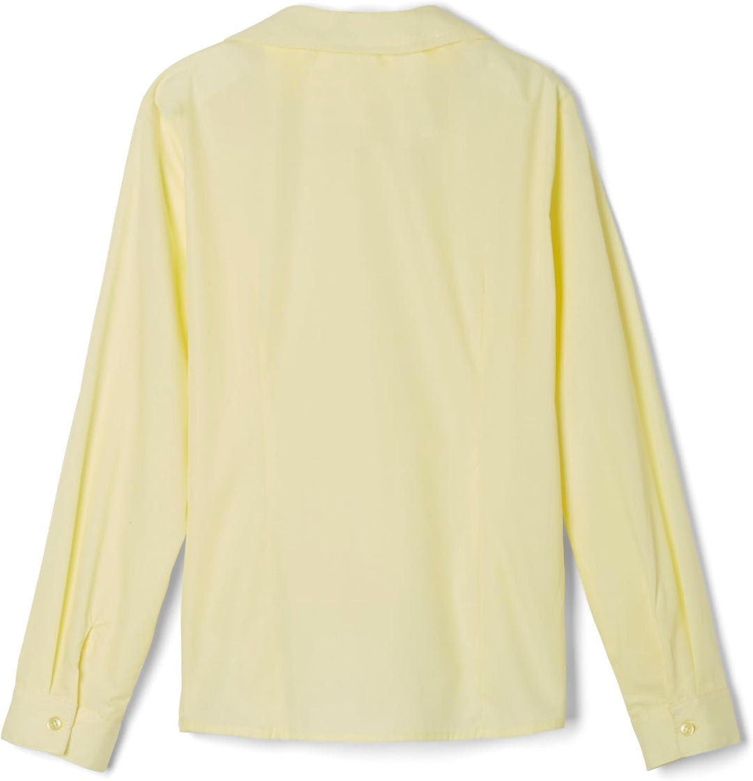 French Toast Girls' Long Sleeve Peter Pan Collar Blouse