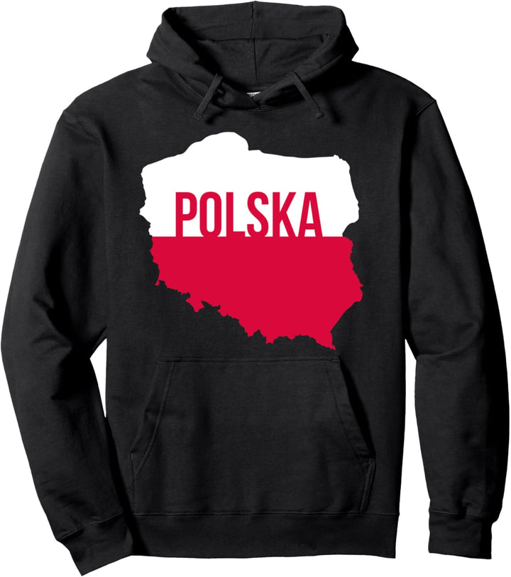Polen Flagge Pole Polska Pullover Hoodie
