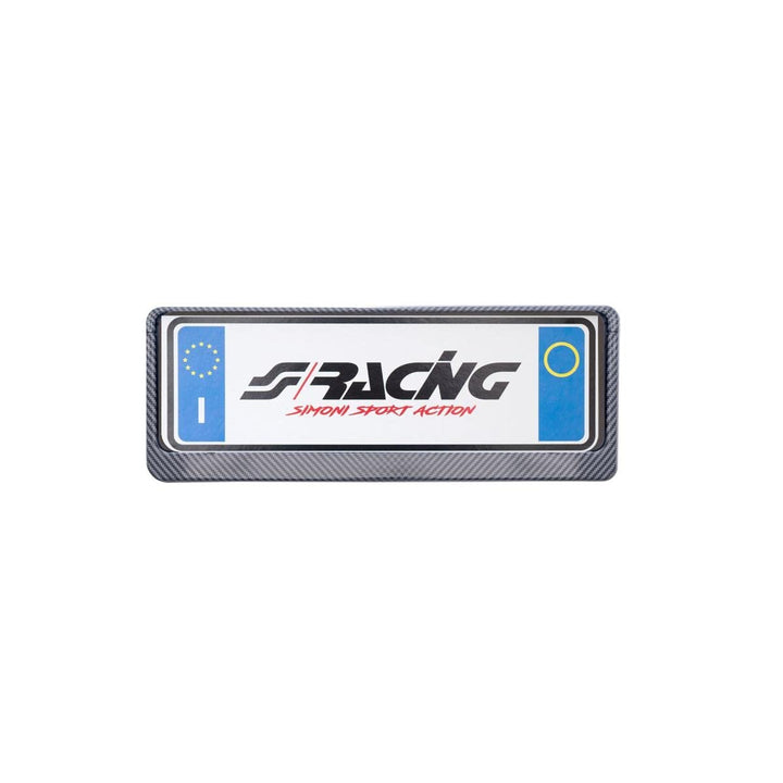 SIMONI RACING PTX/ACL Kennzeichenhalter vorne Carbon Look