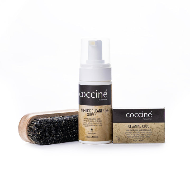 Cocciné - Schuhpflege-Set I Wildleder- & Nubuk-Reinigungsset | Schuhpflege | Schuhreinigung | sauber