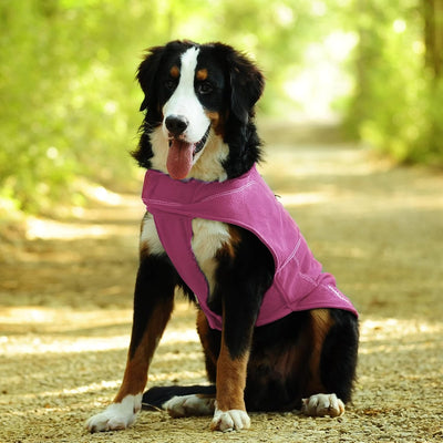 VIVAGLORY Hunde-Fleeceweste, Hundepullover für Kaltes Wetter für Grosse Hunde, Verstellbare Winterkl