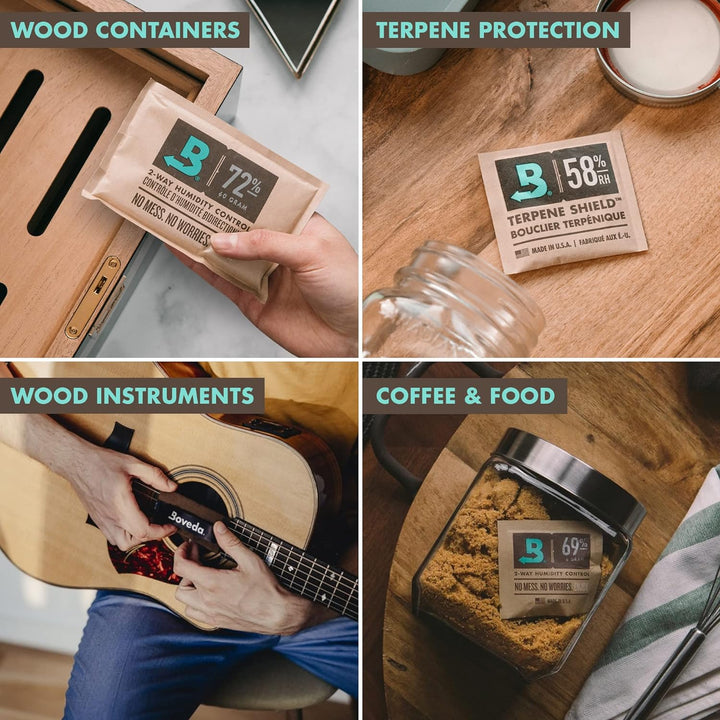Boveda 60/67/70g 12-Packs (62% RH (Herbal