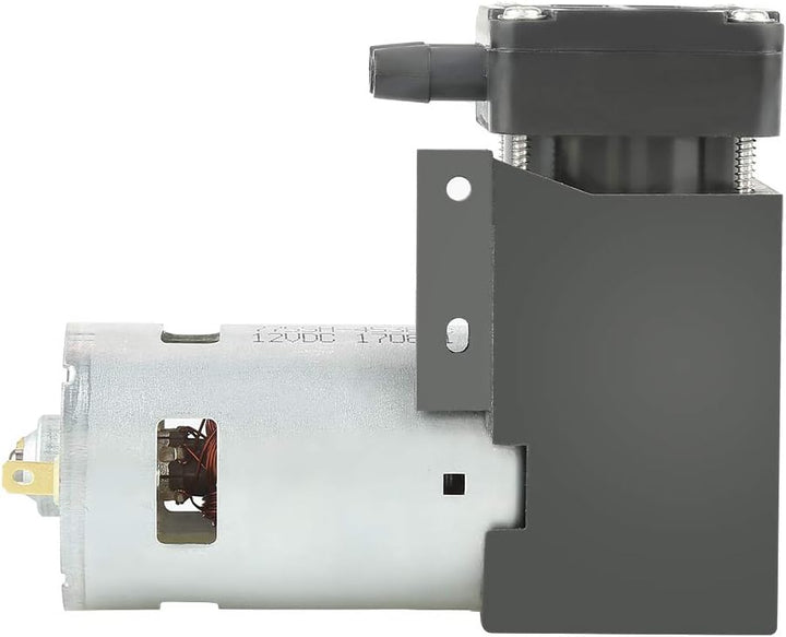 Mini-DC-Luft-Vakuumpumpe, 12V 42W kleine ölfreie Vakuumpumpe -85KPa Fluss 40L / min