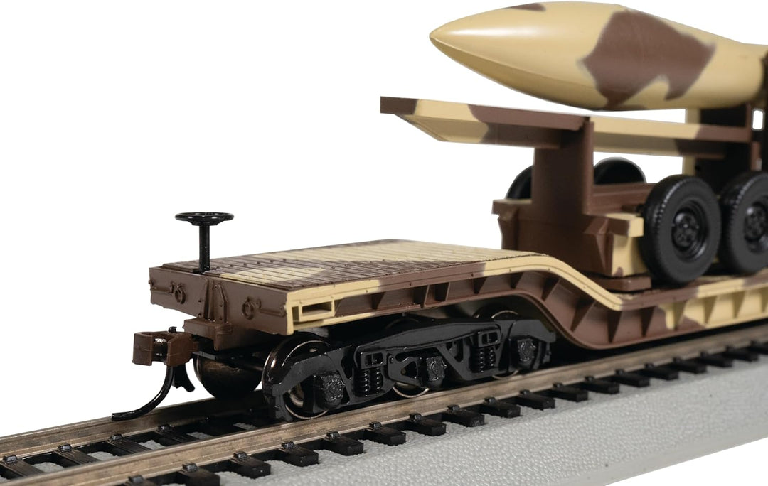 Bachmann Spur HO 52' Depressed-Center Flatcar Strike Force