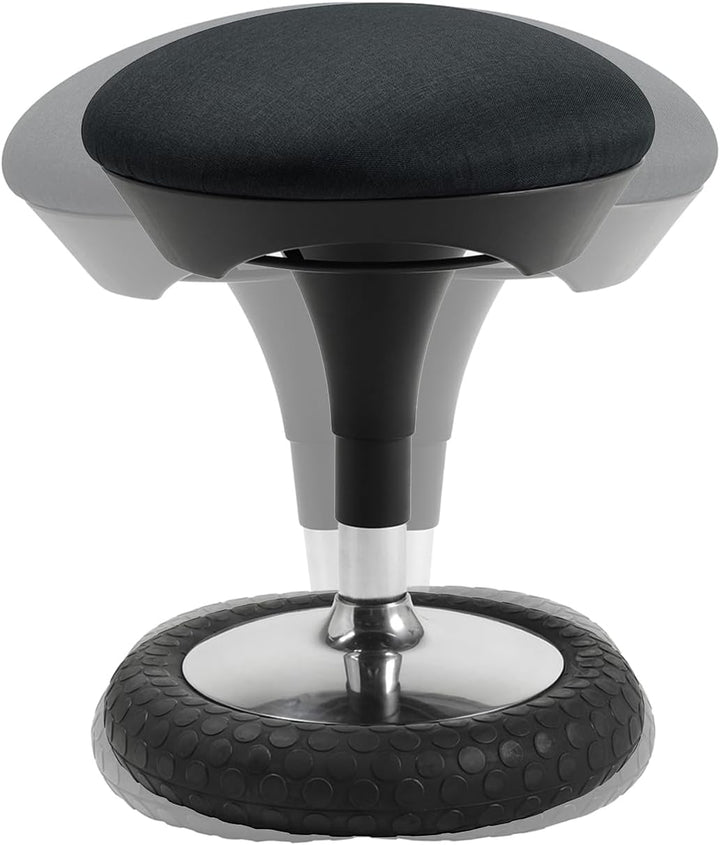TOPSTAR Sitness 20, ergonomischer Sitzhocker, drehbarer Arbeitshocker, Bürohocker mit Schwingeffekt,