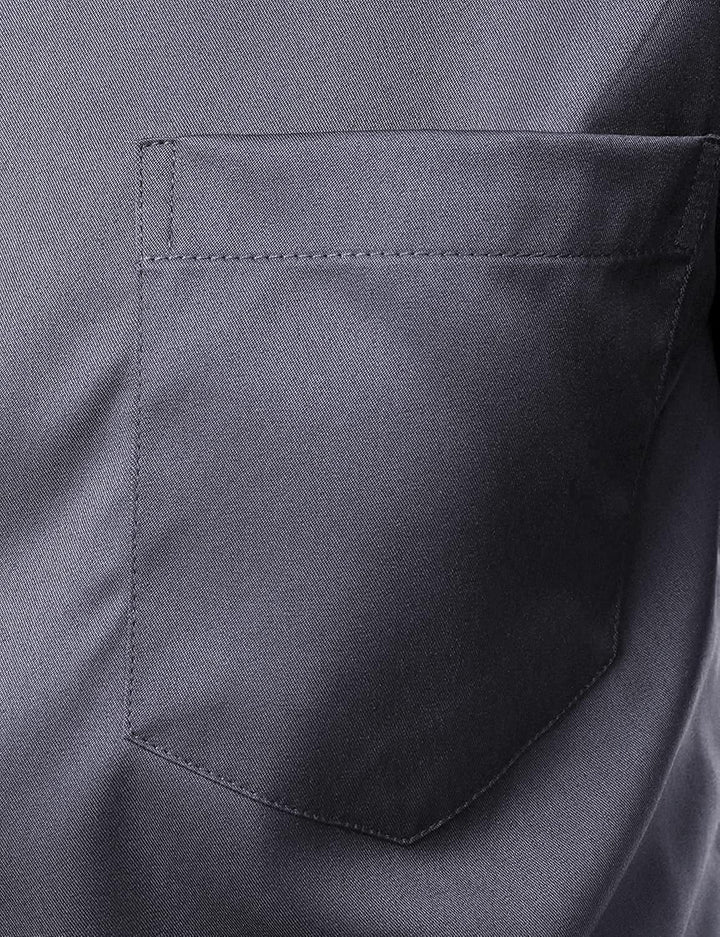 PARKLEES Lässiges Herrenhemd mit Knopfleiste, stylisch, schmale Passform, kurzärmelig, mit Tasche XX