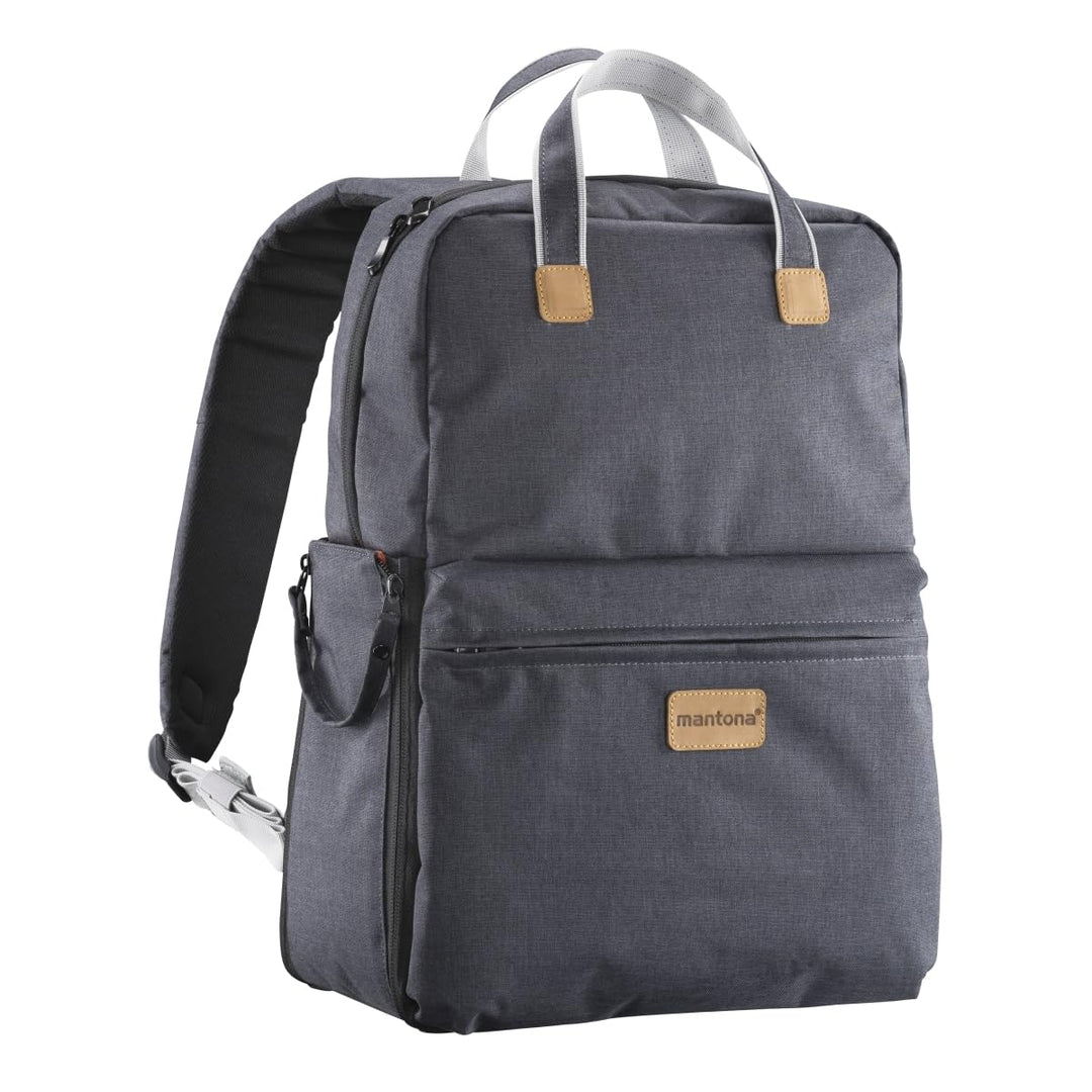 Mantona 21345 Urban Companion Fotorucksack und Tasche, anthrazit