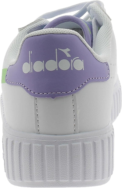 Diadora Game Step Wonderland GS Weisse Madchen-Sportschuhe 178346C2400