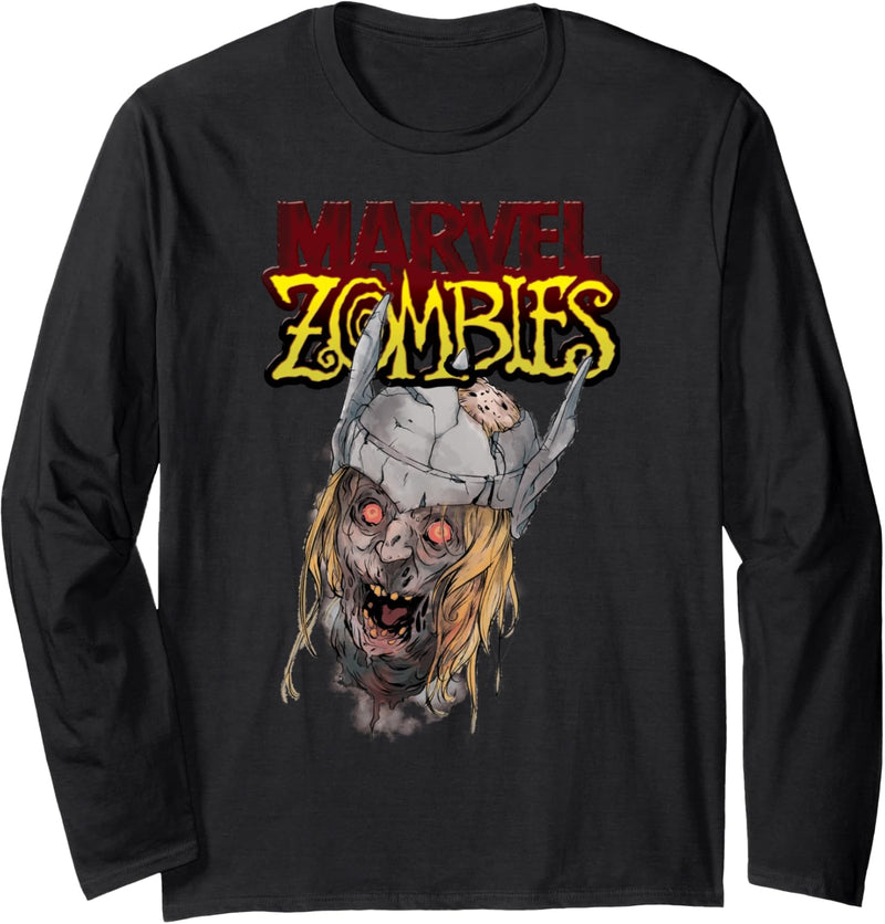 Marvel Zombies Thor Zombie Head Langarmshirt