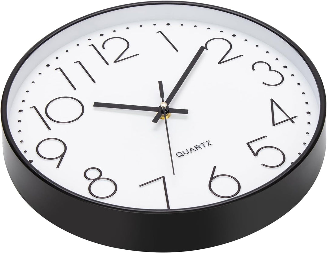 Küchenuhr Gross Wanduhr Ohne Tickgeräusche Lautlos 30cm Quarz Batterie Betriebene Wanduhr Einfach zu