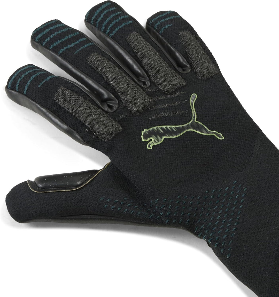 PUMA Future Ultimate Nc Torwarthandschuhe 7 Black Green Terrain Fizzy Light Yellow, 7 Black Green Te