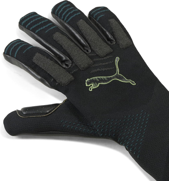 PUMA Future Ultimate Nc Torwarthandschuhe 7 Black Green Terrain Fizzy Light Yellow, 7 Black Green Te