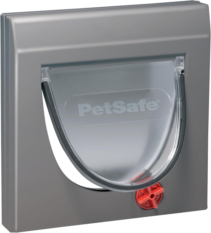PetSafe Katzenklappe Staywell Klassik, 4 manuelle Verschlussoptionen, Einschliesslich Tunnel, Für Ha