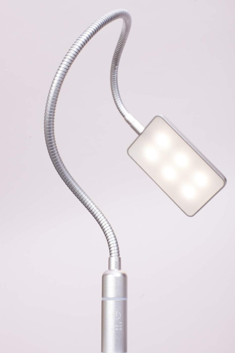 4W LED Bettleuchte Leseleuchte Flexleuchte Nachttischlampe Bettlampe Leselampe, Auswahl:1er Set silb