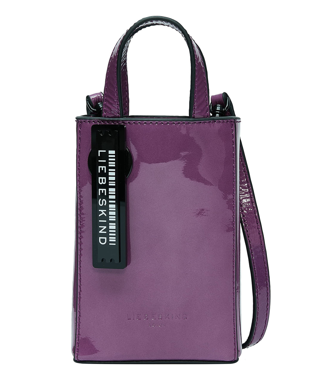 Liebeskind Damen Pb Naplack Paperbag Tote XS Orchid, Orchid