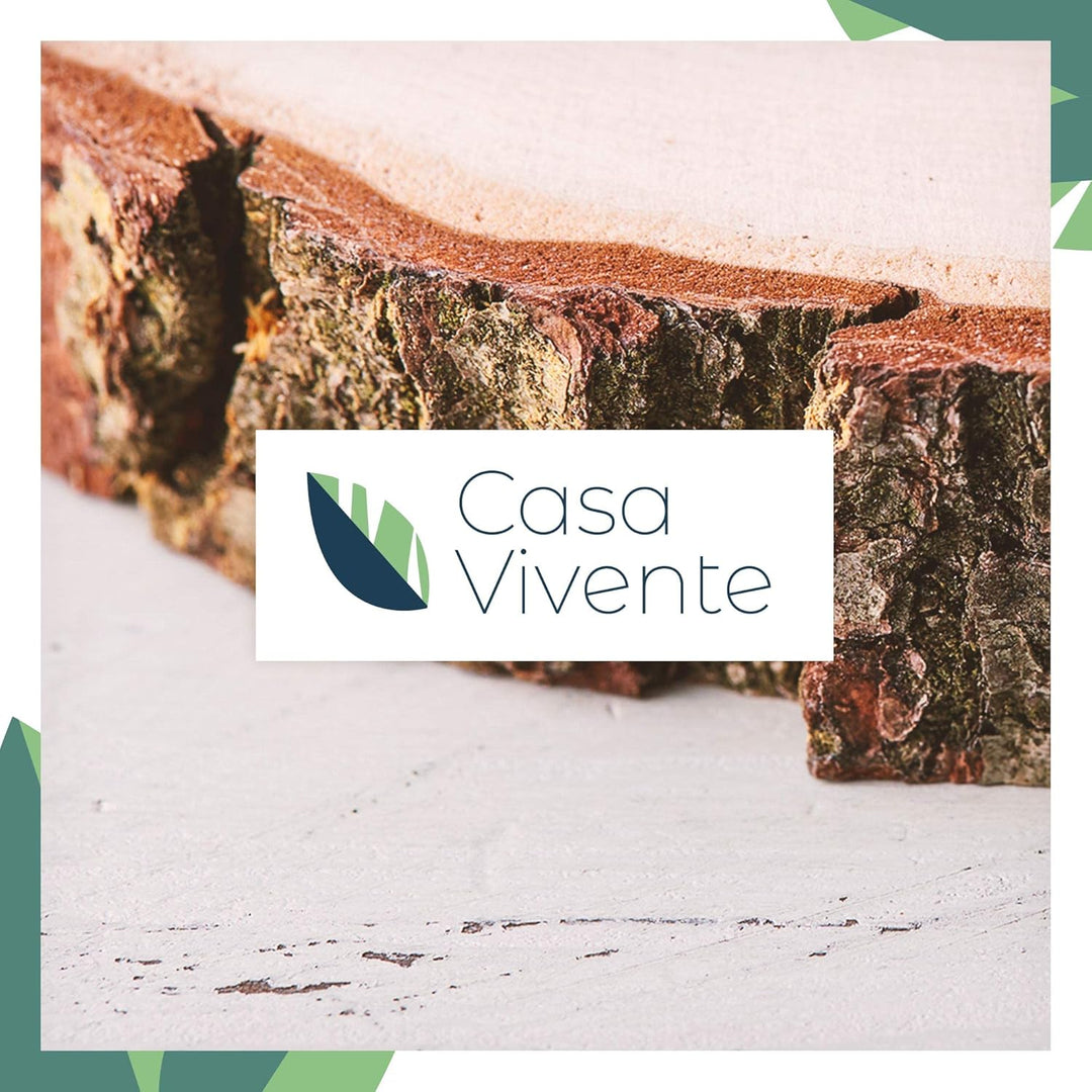 Baumscheibe aus echtem Holz mit Rinde, Runde Holzdeko Baumstamm Scheibe, Natürliche Holzscheibe zum