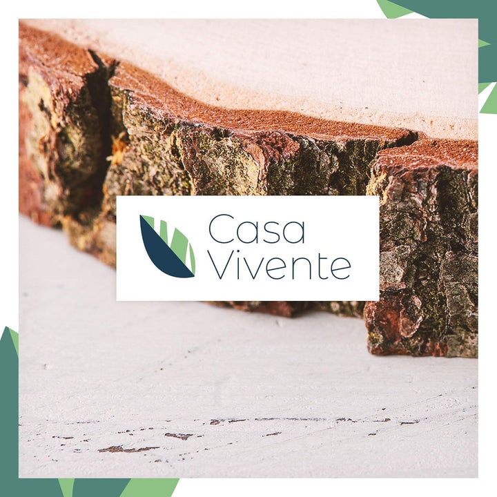 Baumscheibe aus echtem Holz mit Rinde, Runde Holzdeko Baumstamm Scheibe, Natürliche Holzscheibe zum