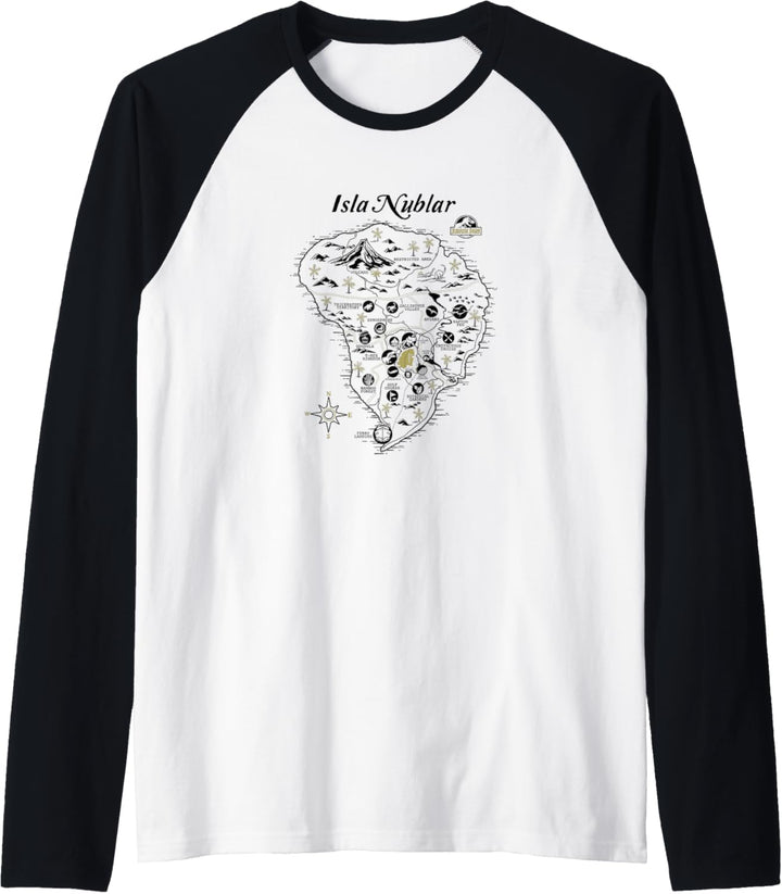 Jurassic World Isla Nublar Map Raglan