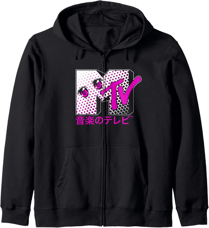 MTV Anime Eyes Logo Kapuzenjacke